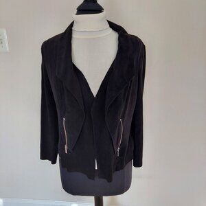Alfani faux suede jacket/cardigan. Sz PL
